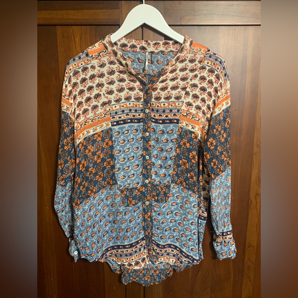 Free People Button Down Top GUC